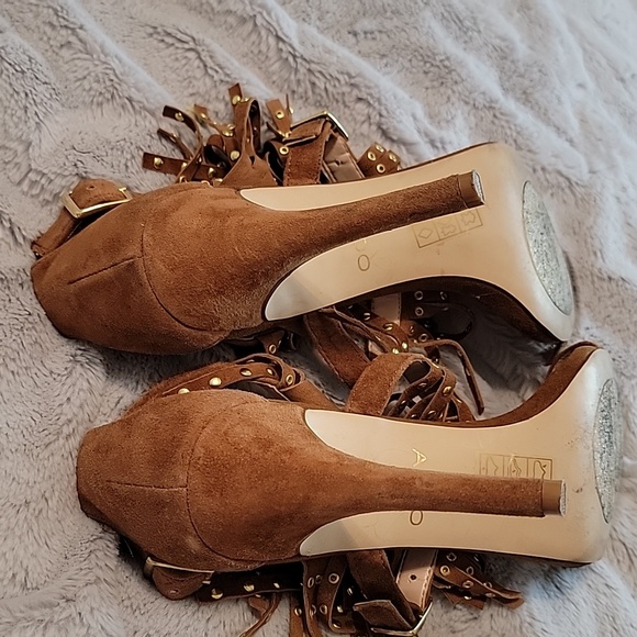 ALDO Fringe Strappy Heels - Picture 5 of 7